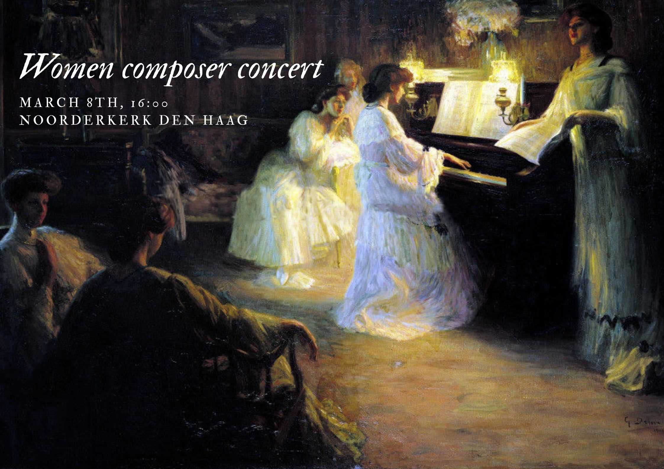 Cover photo for Women composer concert by Suzanne Charité