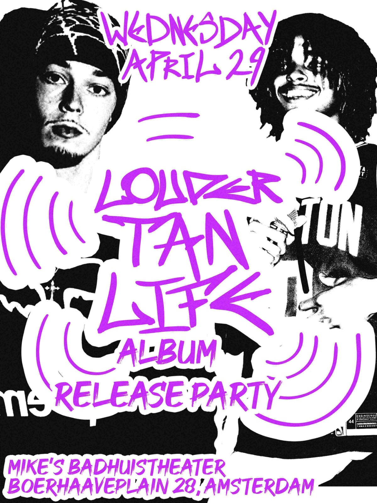 Cover photo for LOUDER THAN LIFE - Album Release Party by Badhuistheater