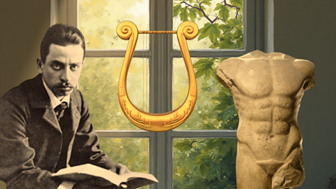 Cover photo for Theaterlezing met muziek | Rainer Maria Rilke - een eeuwige beginner by Stichting Feest der Poëzie