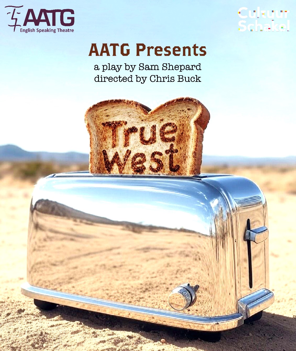 Cover photo for True West by Sam Shepard by Badhuistheater