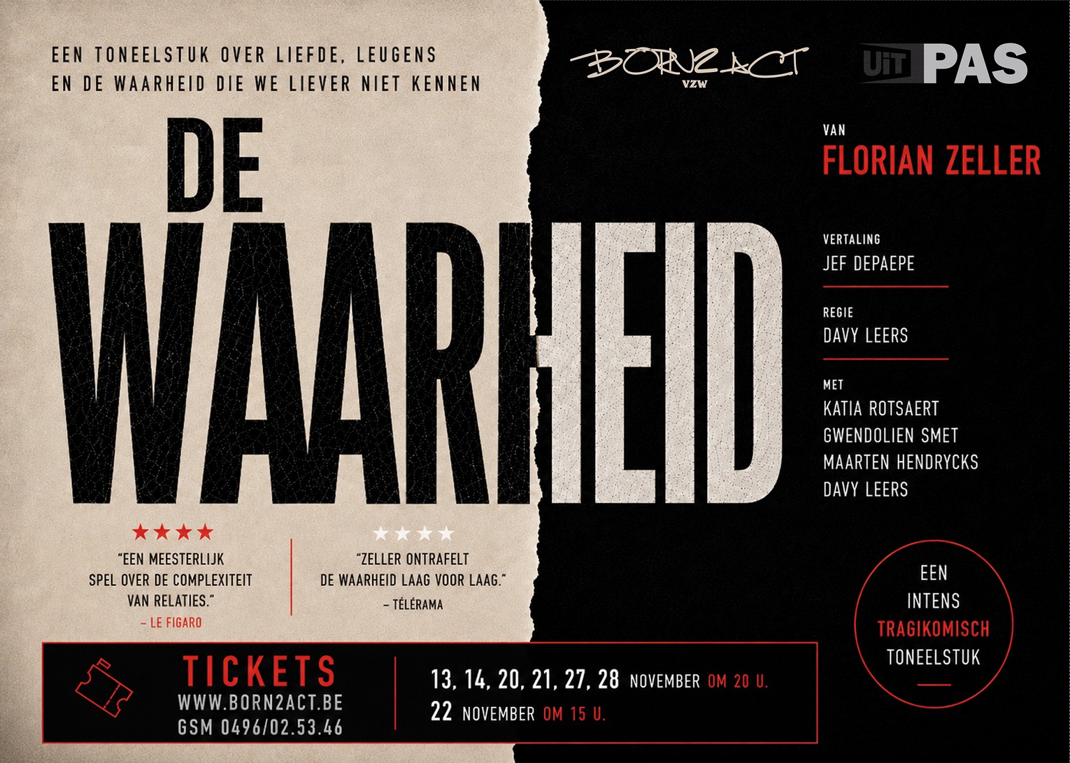 Cover photo for De waarheid by Born2Act vzw