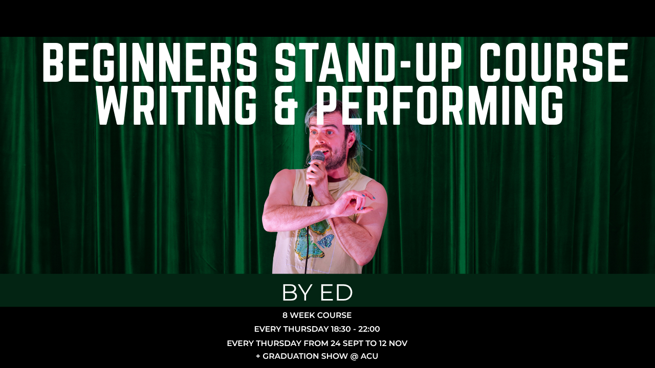 Cover photo for Standup Course for beginners by Ed Smit Comedy