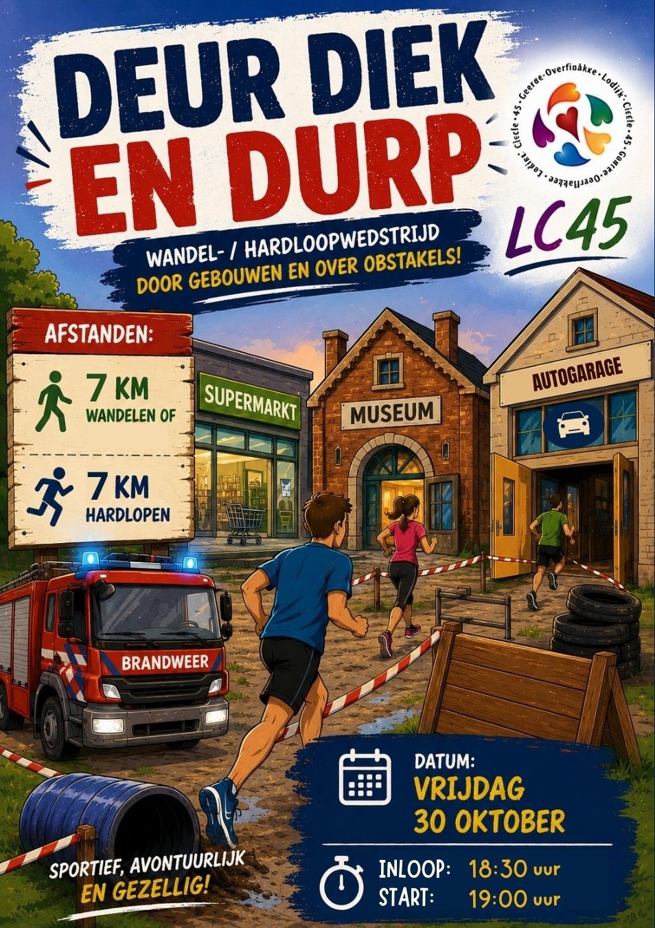 Cover photo for Deur Diek en Durp by LC45