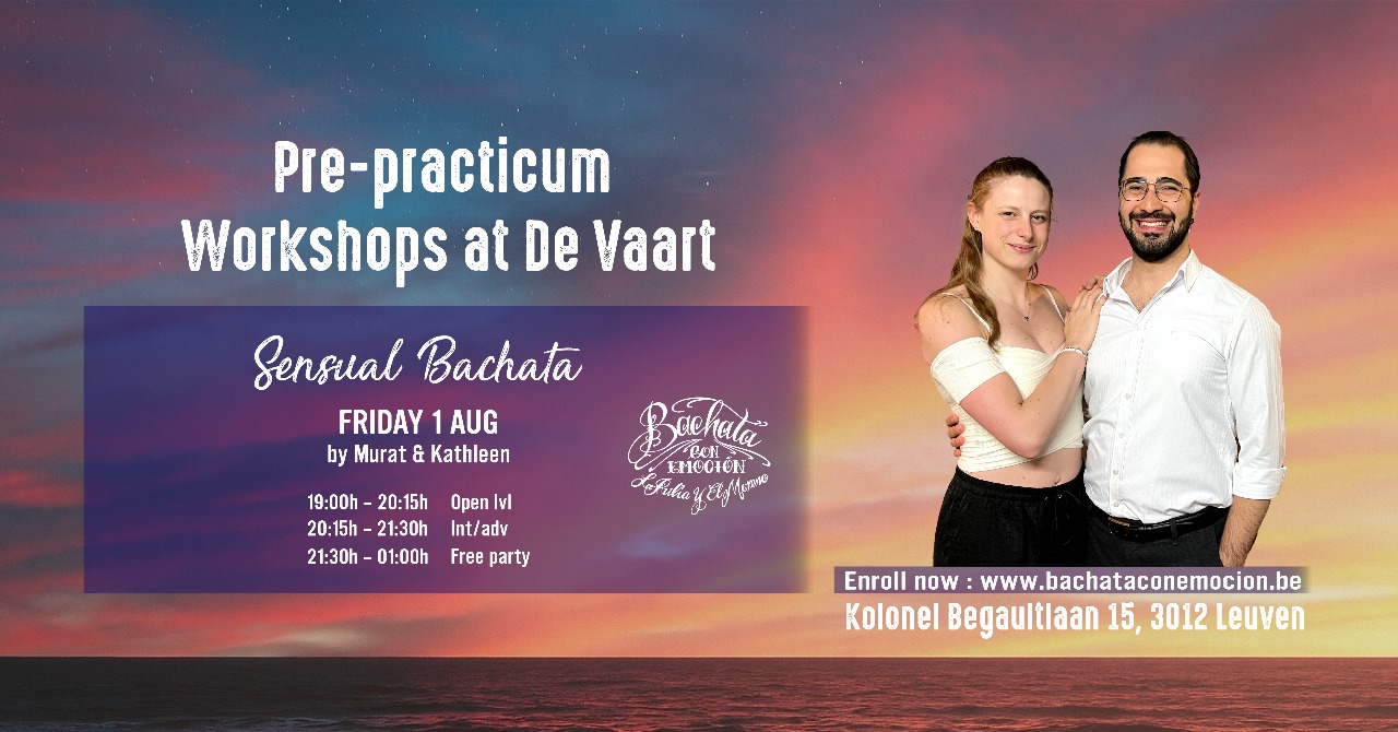 Cover photo for Sensual Bachata Workshops on 1st of August by Murat & Kathleen