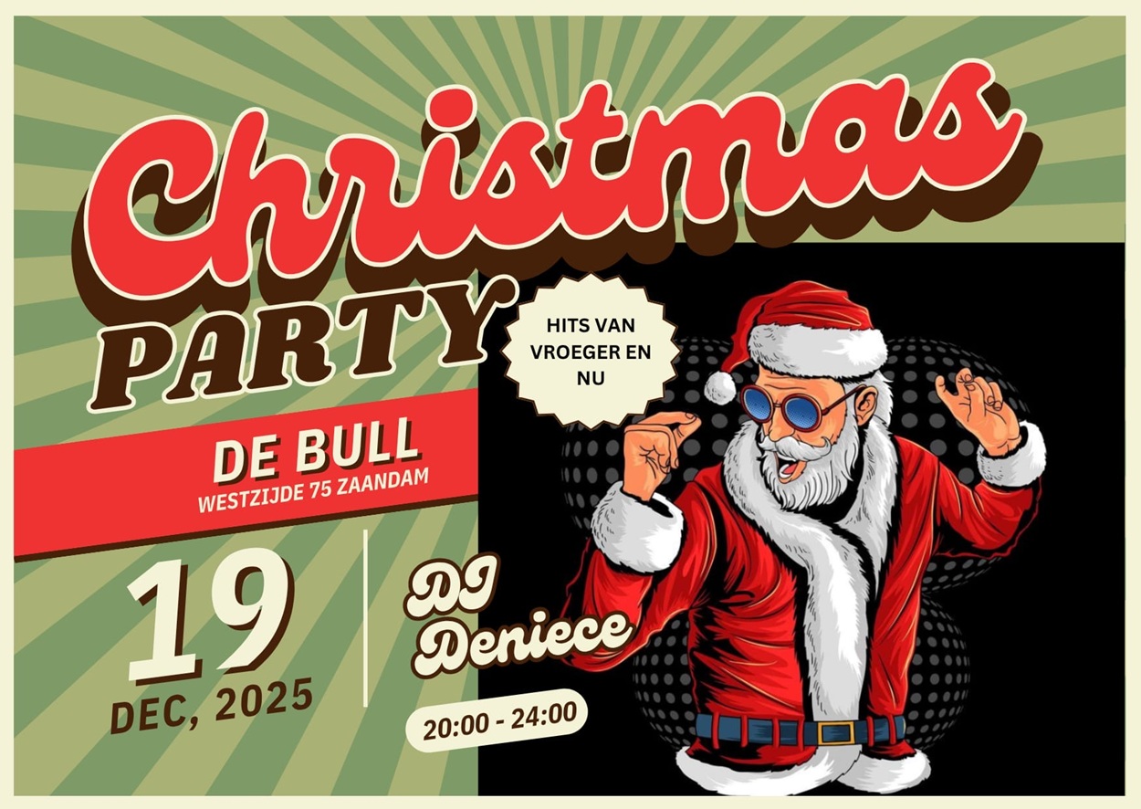 Cover photo for DJ Deniece - Christmas Party by Cultureel Centrum Bullekerk