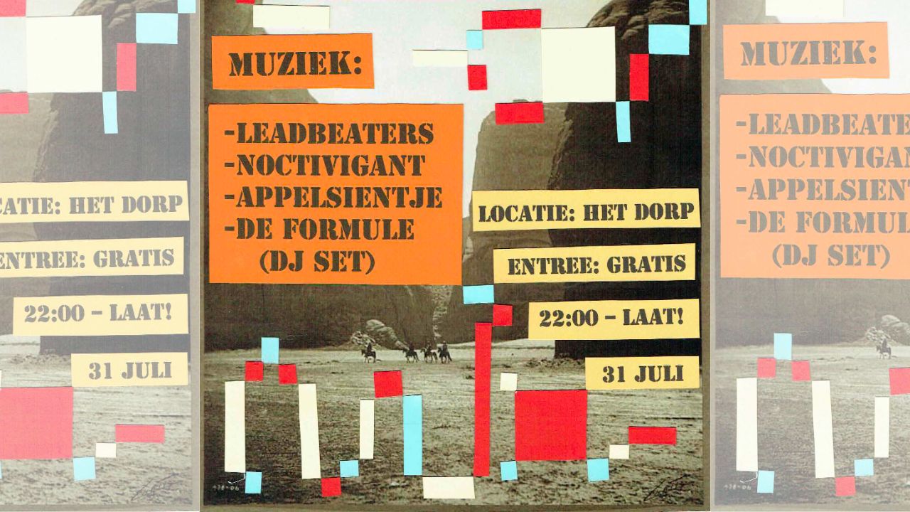 Cover photo for Leadbeaters (Live) - Noctivagant (Live) - Appelsientje (Live) - DE FORMULE (DJ set) by HET DORP