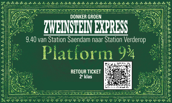 Cover photo for Zweinstein Express rit 1 - 2e klas by Cultureel Centrum Bullekerk