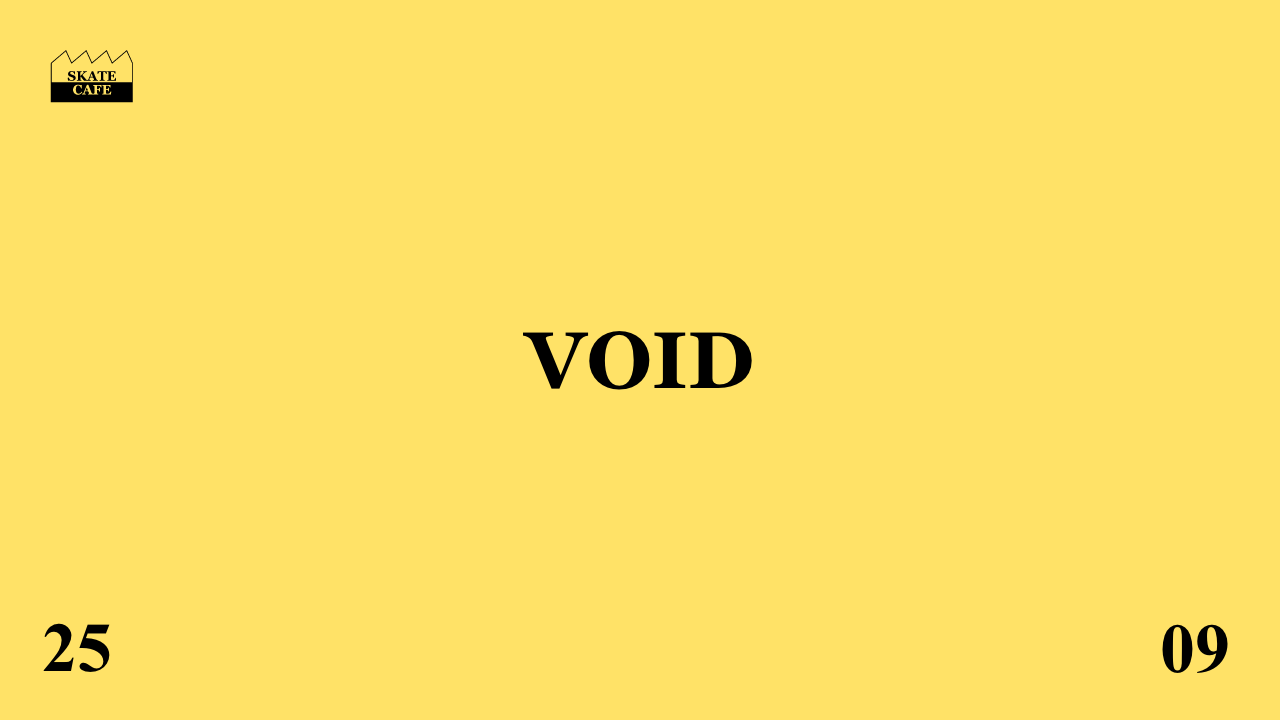 Cover photo for DRAFT - VOID by Skatecafe Karin & Yvonne