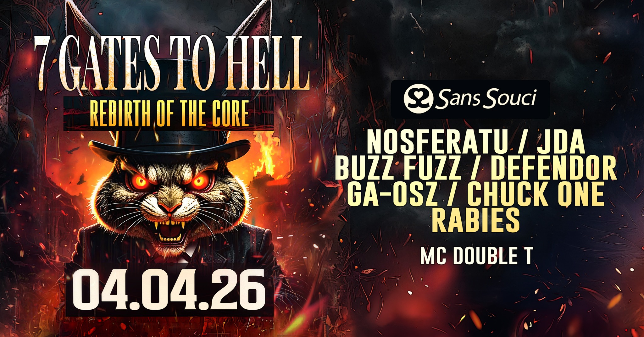 Cover photo for 7 Gates To Hell - Rebirth of the Core by Sans Souci Berlikum