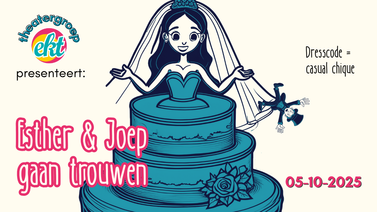 Cover photo for Esther en Joep gaan trouwen by Theatergroep Ekt