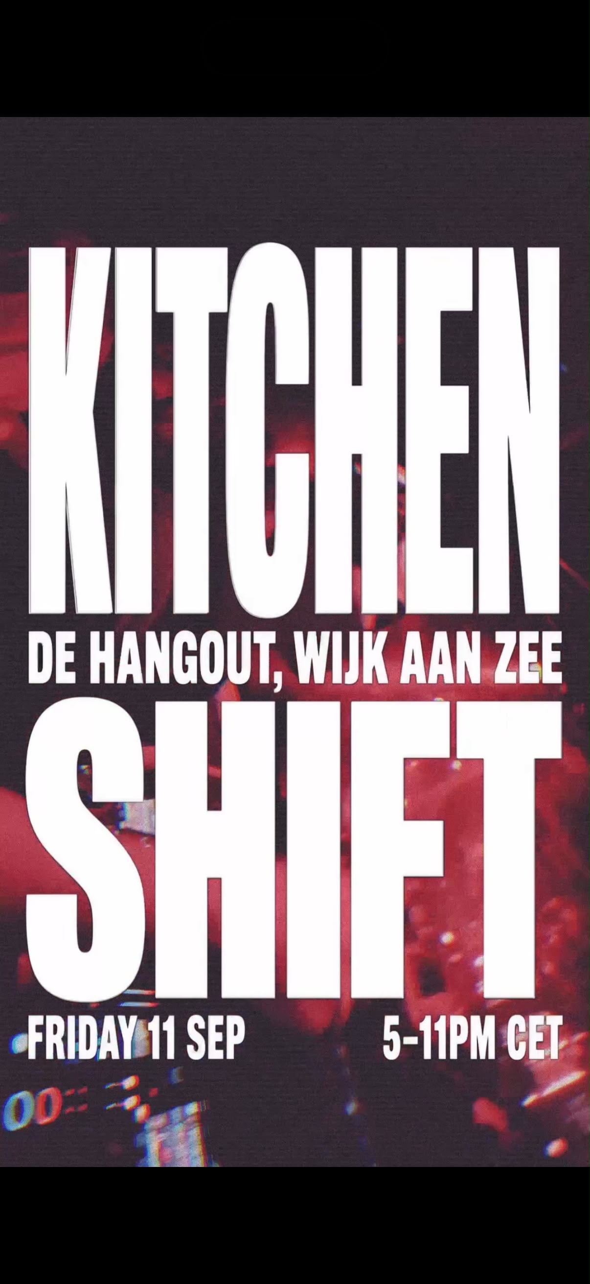 Cover photo for KITCHENSHIFT SHUTDOWN — BEACH EDITION by De HangOut