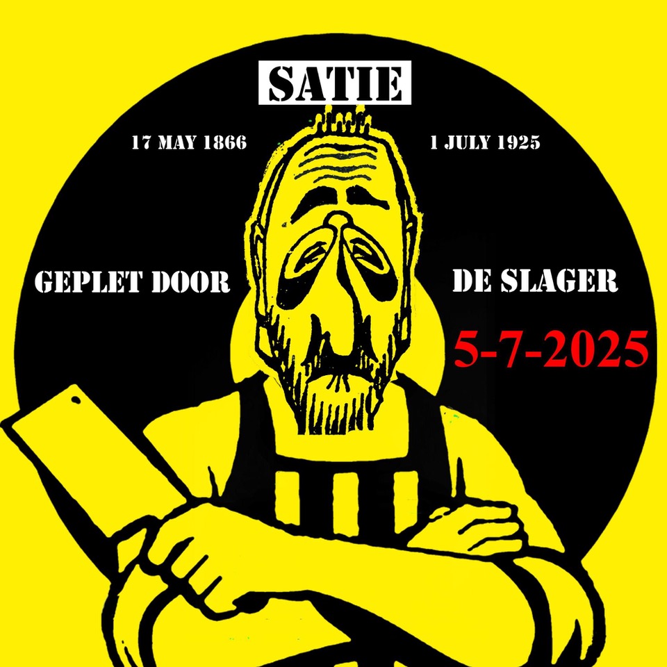 Cover photo for Satie geplet door de slager by Pletterij