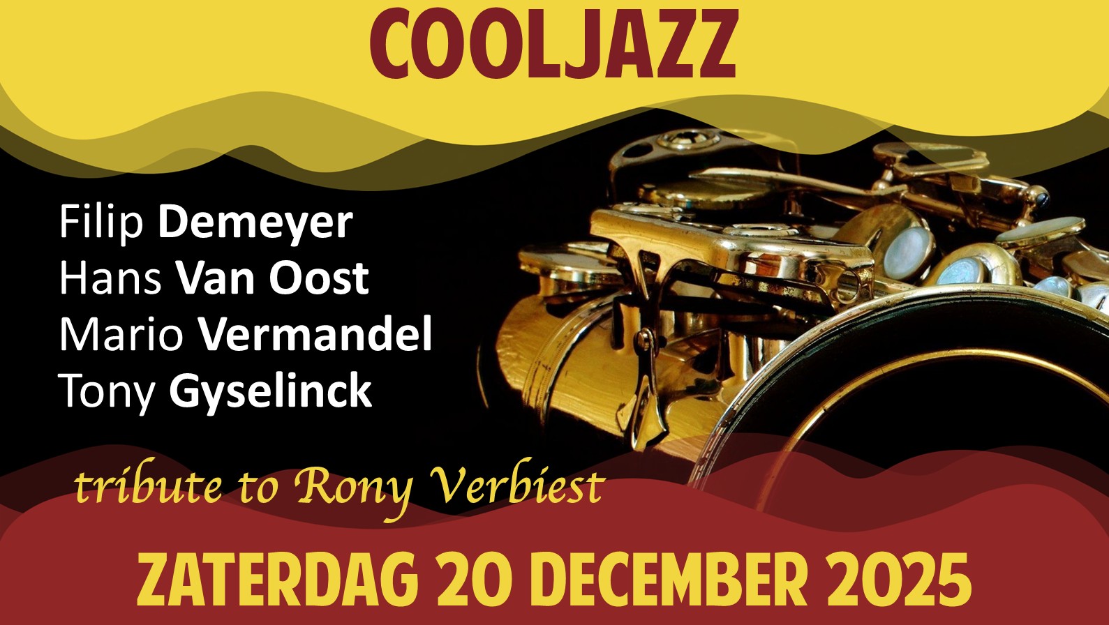 Cover photo for clubconcert Cooljazz by Strandpaal 28 vzw - ticketshop