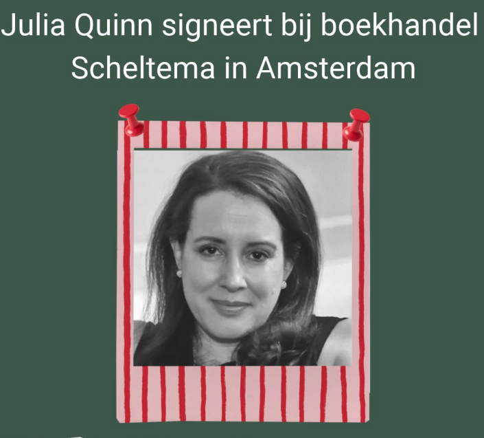 Cover photo for Signeersessie Julia Quinn by Athenaeum Boekhandel B.V.