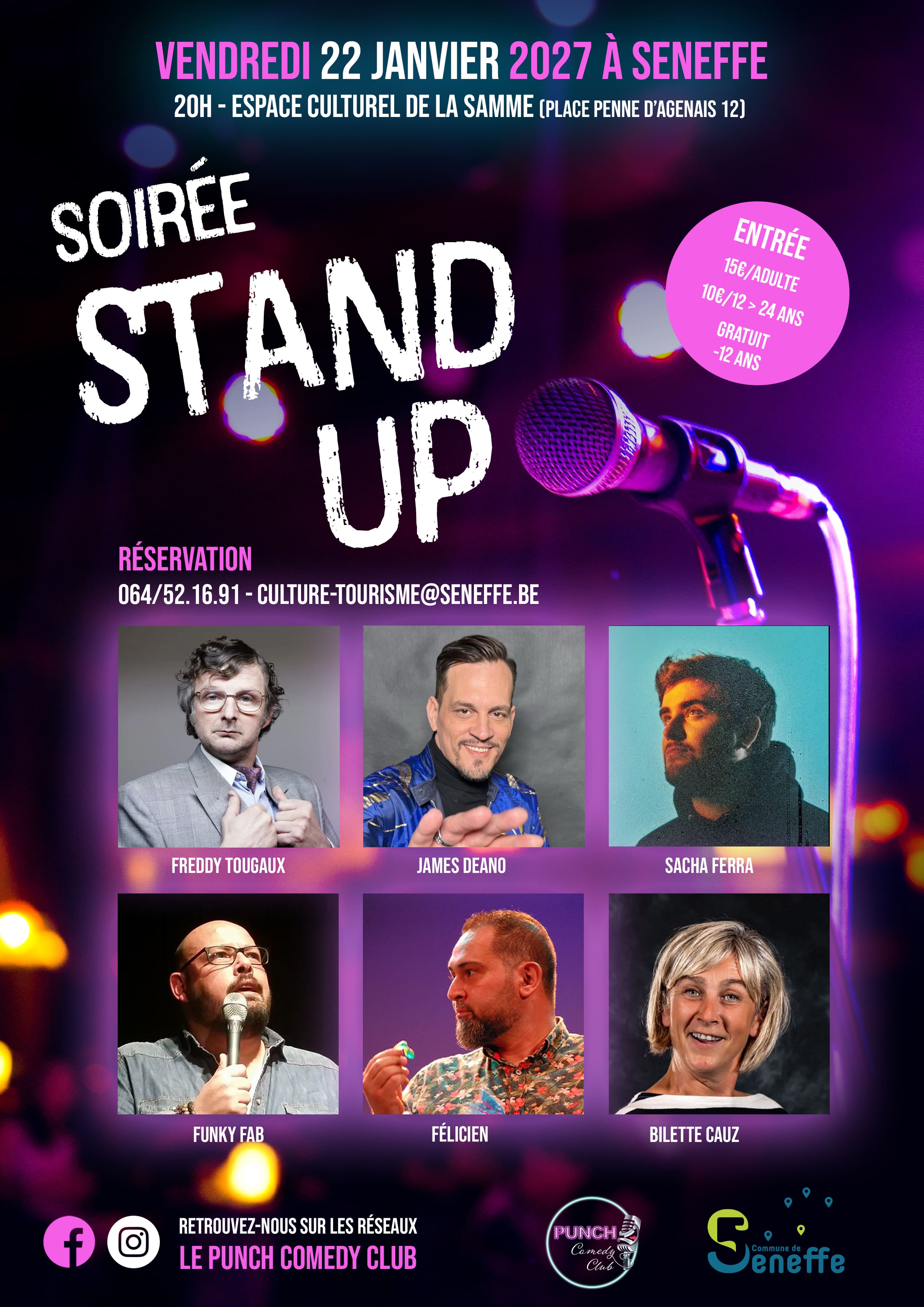 Cover photo for Soirée stand-up by Commune de Seneffe