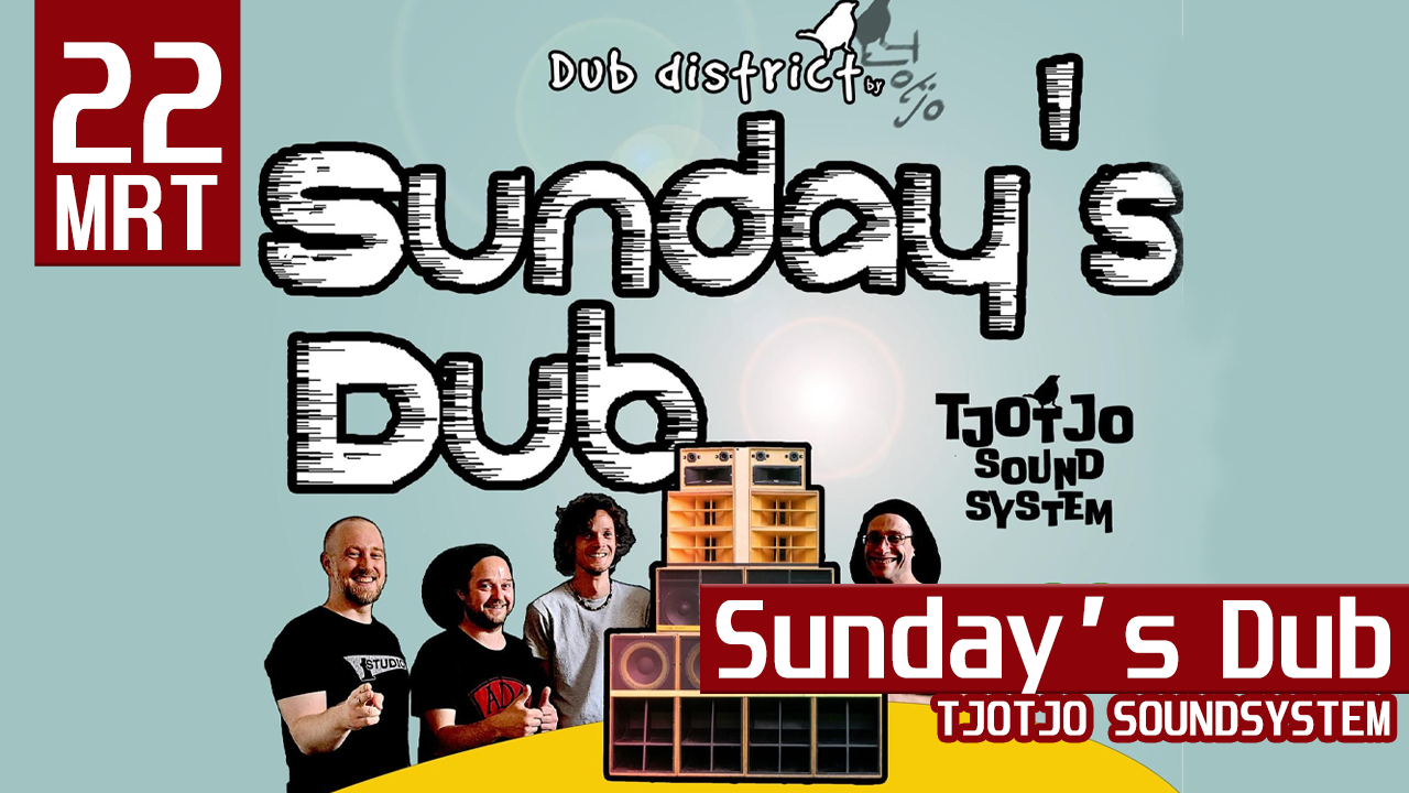 Cover photo for Sunday's Dub by Poppodium MAX