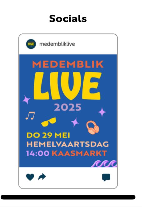 Cover photo for MEDEMBLIK LIVE by Medemblik Live