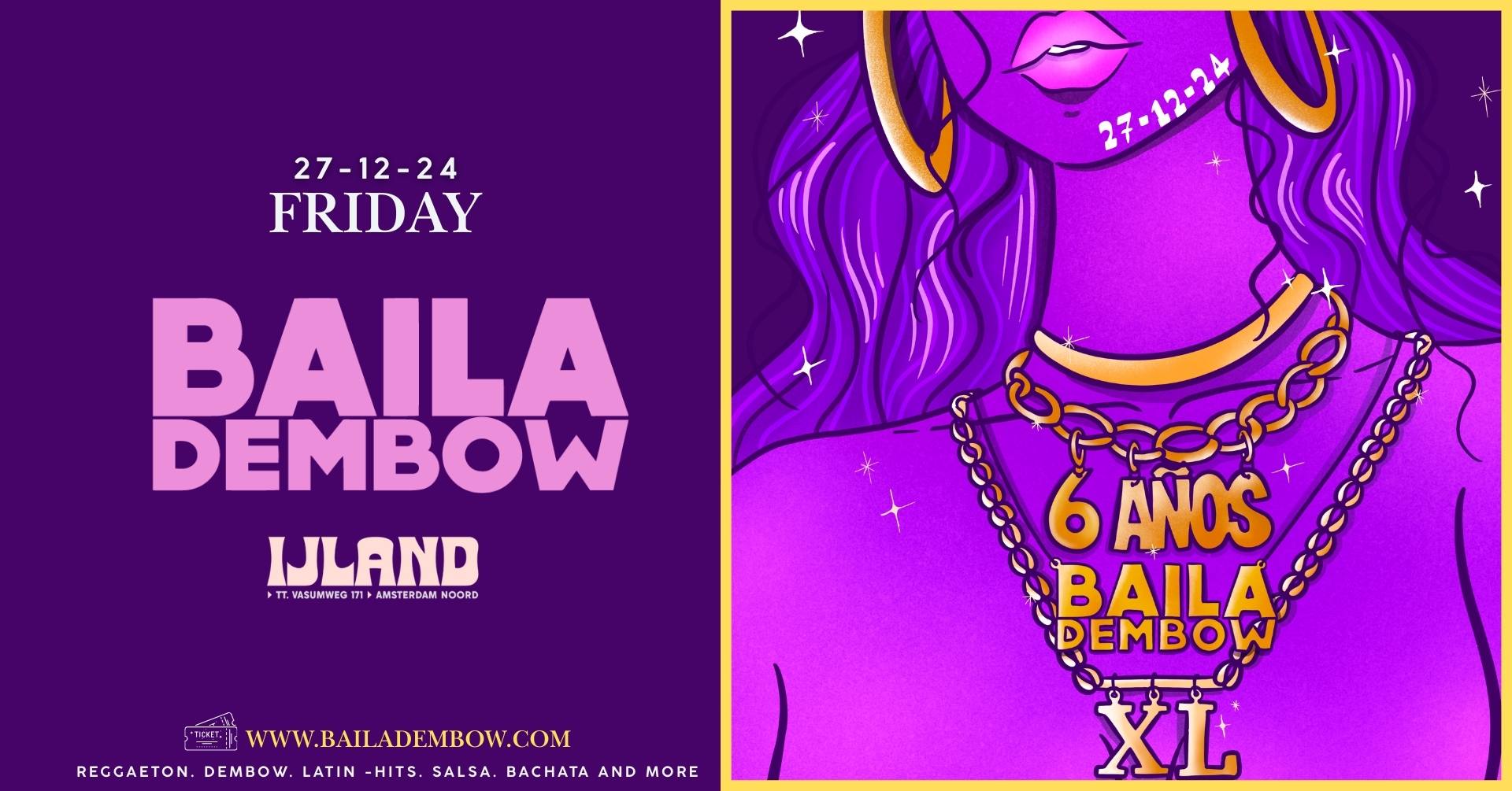 Cover photo for Baila Dembow: 6 Aรฑos XL Edition by Baila Dembow