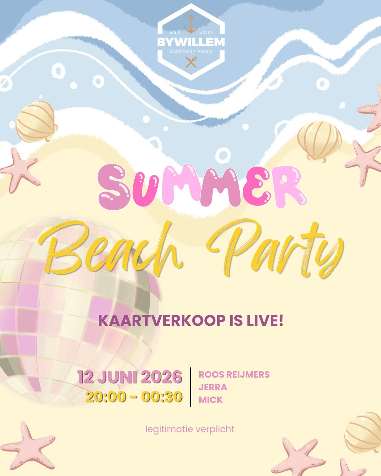 Cover photo for Summerparty ByWillem 2026 by ByWillem
