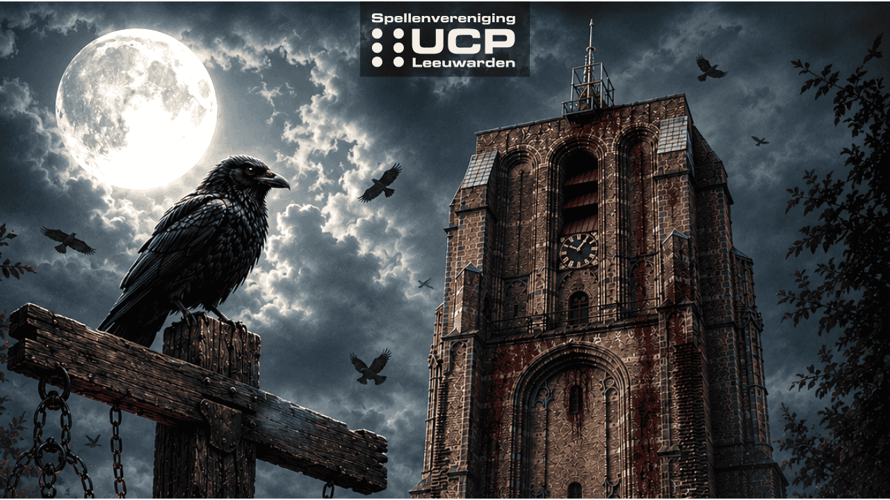 Cover photo for Blood on the Clocktower in de Oldehove by UCP Leeuwarden