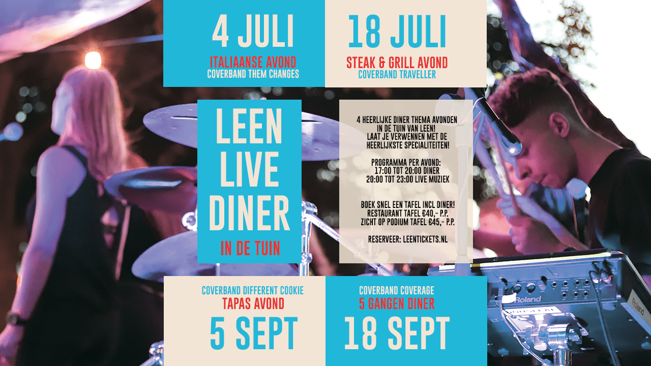 Cover photo for LEEN Live Diner by Club LEEN