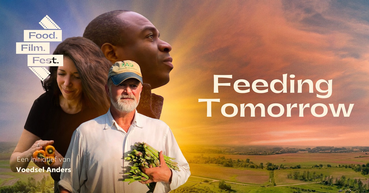 Cover photo for Film 'Feeding Tomorrow' - Food Film Festival - De Groene Garage by Food.Film.Fest Spangen - Tickets via Pleidooi voor Plek