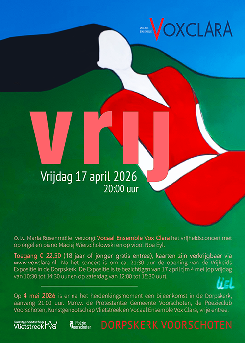Cover photo for Rondom Vrijheid: Concert – Expositie – Poëzie by Vox Clara