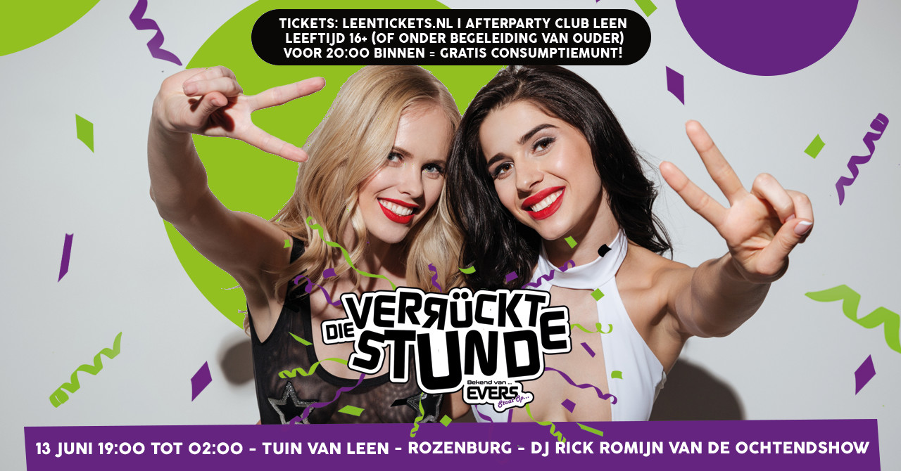 Cover photo for Die verrückte Stunde - 13 Juni by Club LEEN