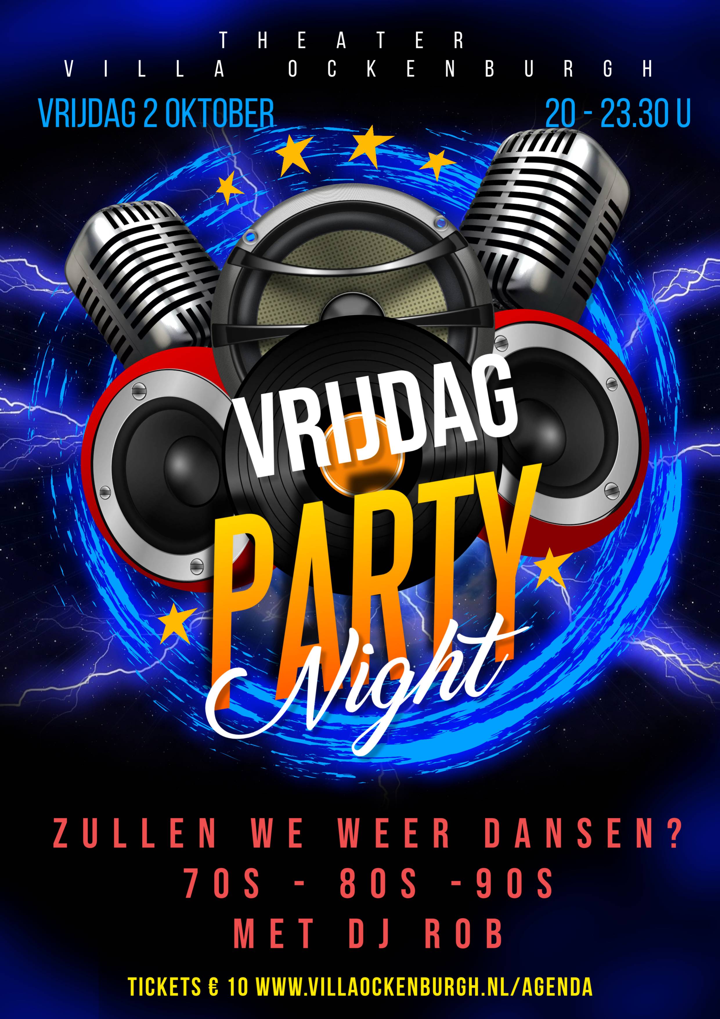 Cover photo for Disco & Dansavond in de Kas! by Theater Villa Ockenburgh