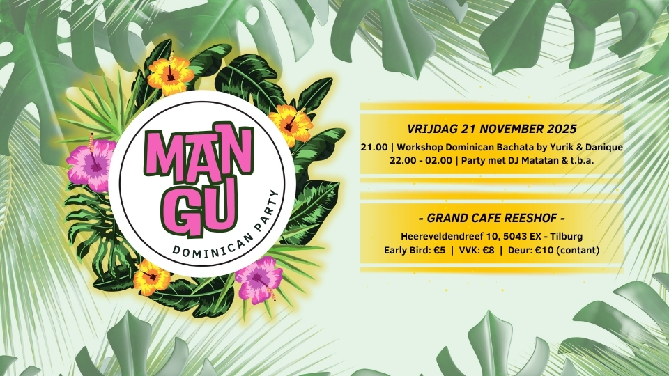 Cover photo for Mangú Dominican Party | 21 November 2025 by Latin Touch Dance Academy