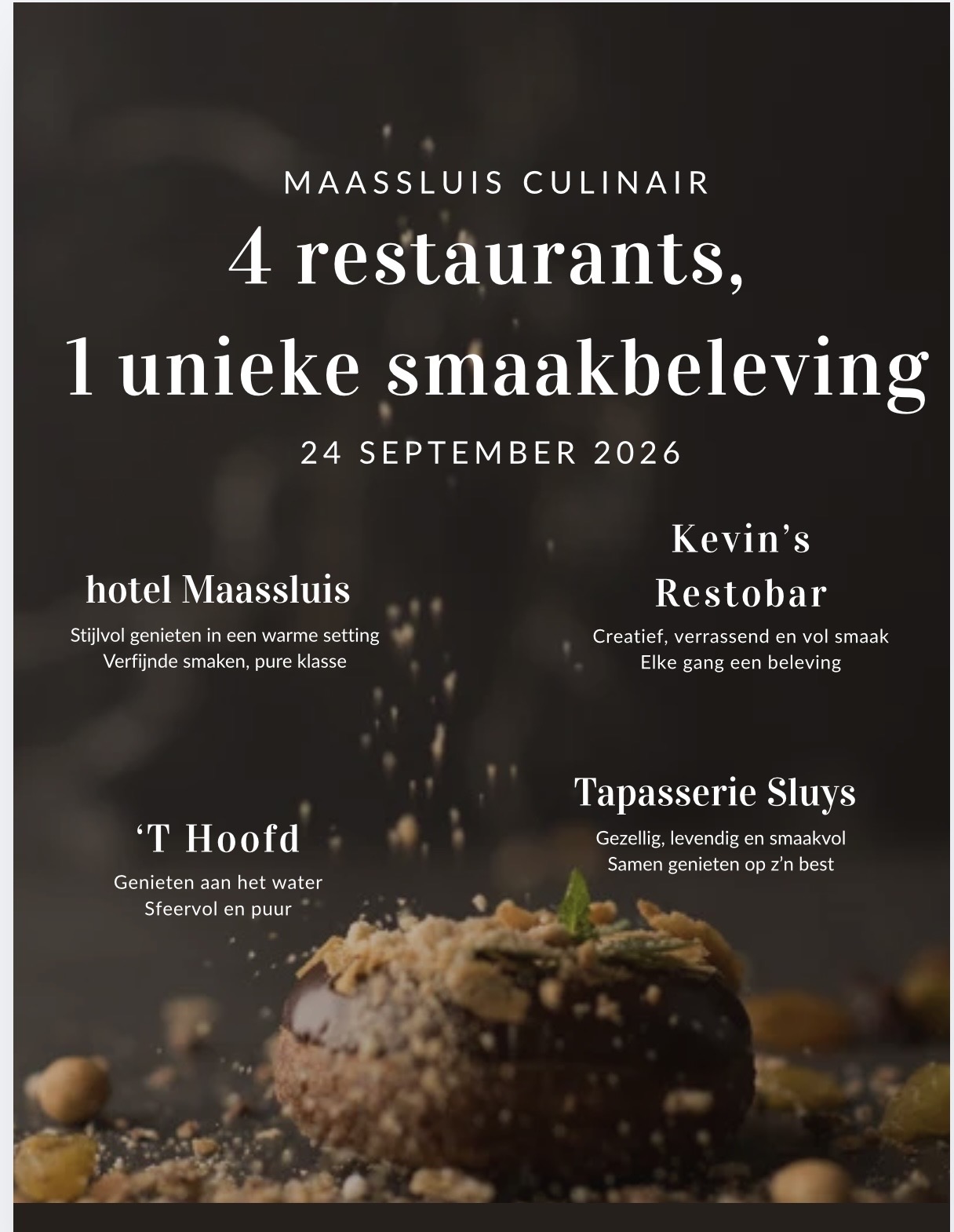 Cover photo for Maassluis culinair route B by Tapasserie sluys