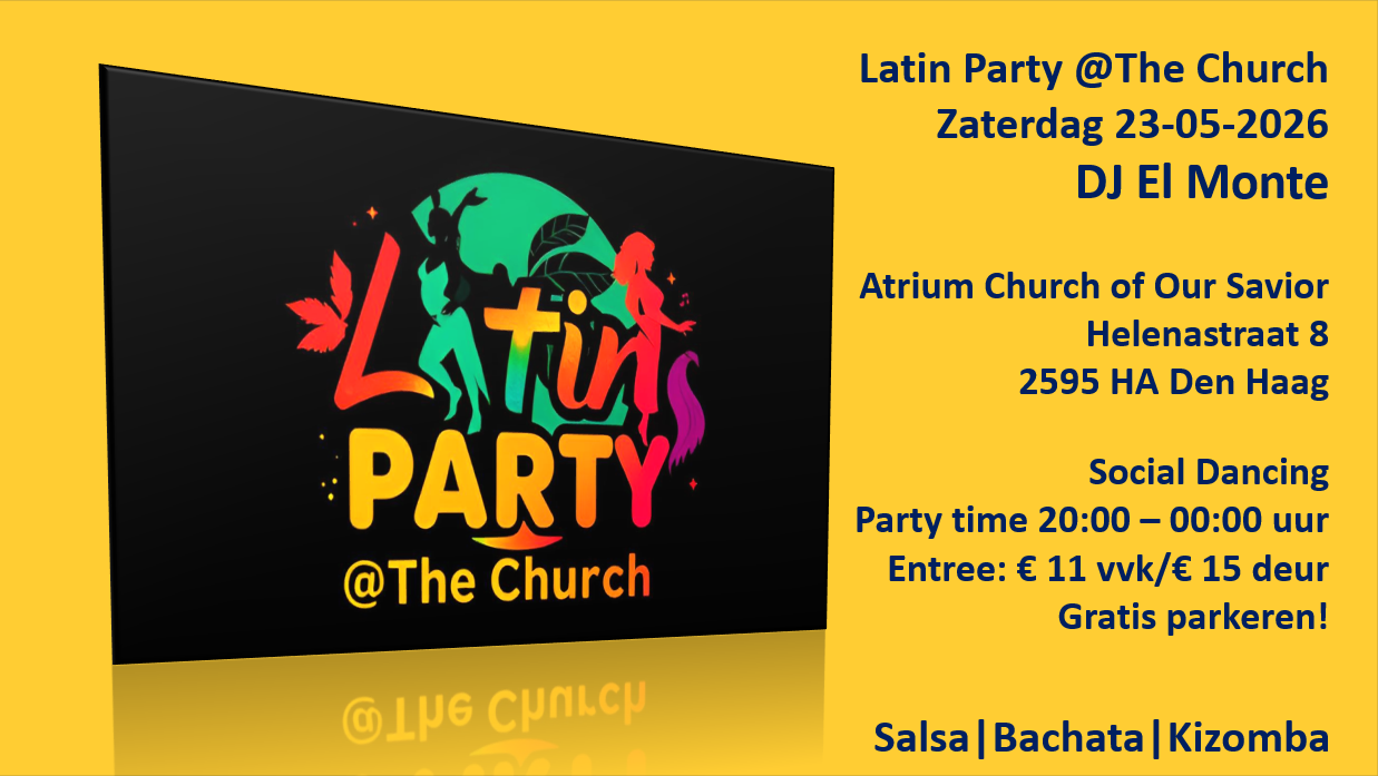 Cover photo for Latin Party @The Church - Masked Ball Edition by Dijkgraaf Holding BV