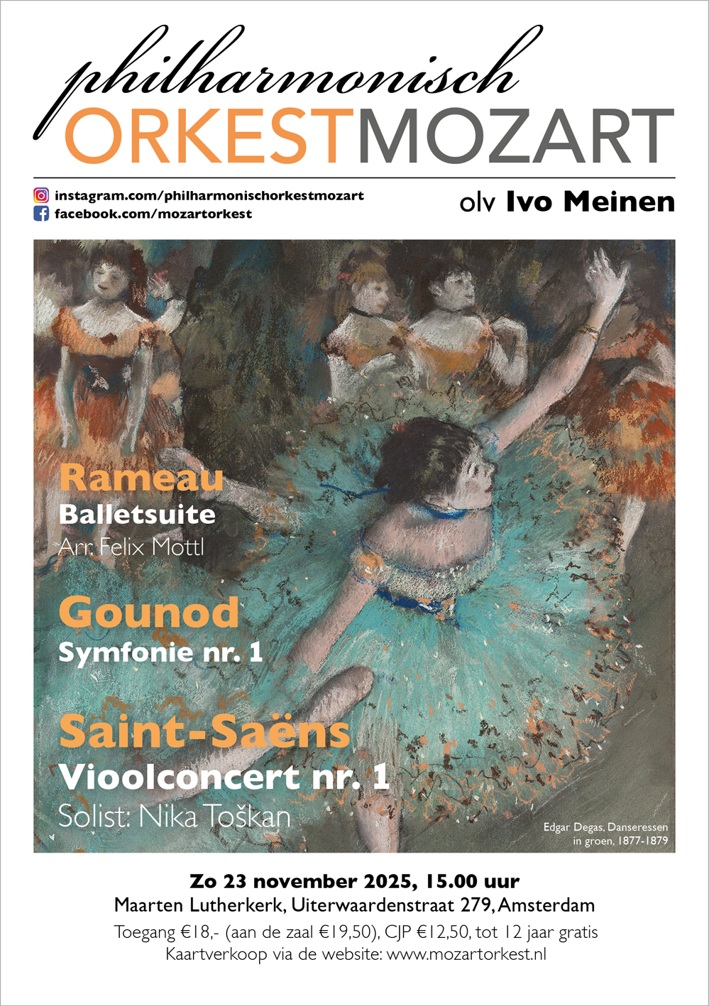 Cover photo for Concert 23 november 2025 by Philharmonisch Orkest Mozart