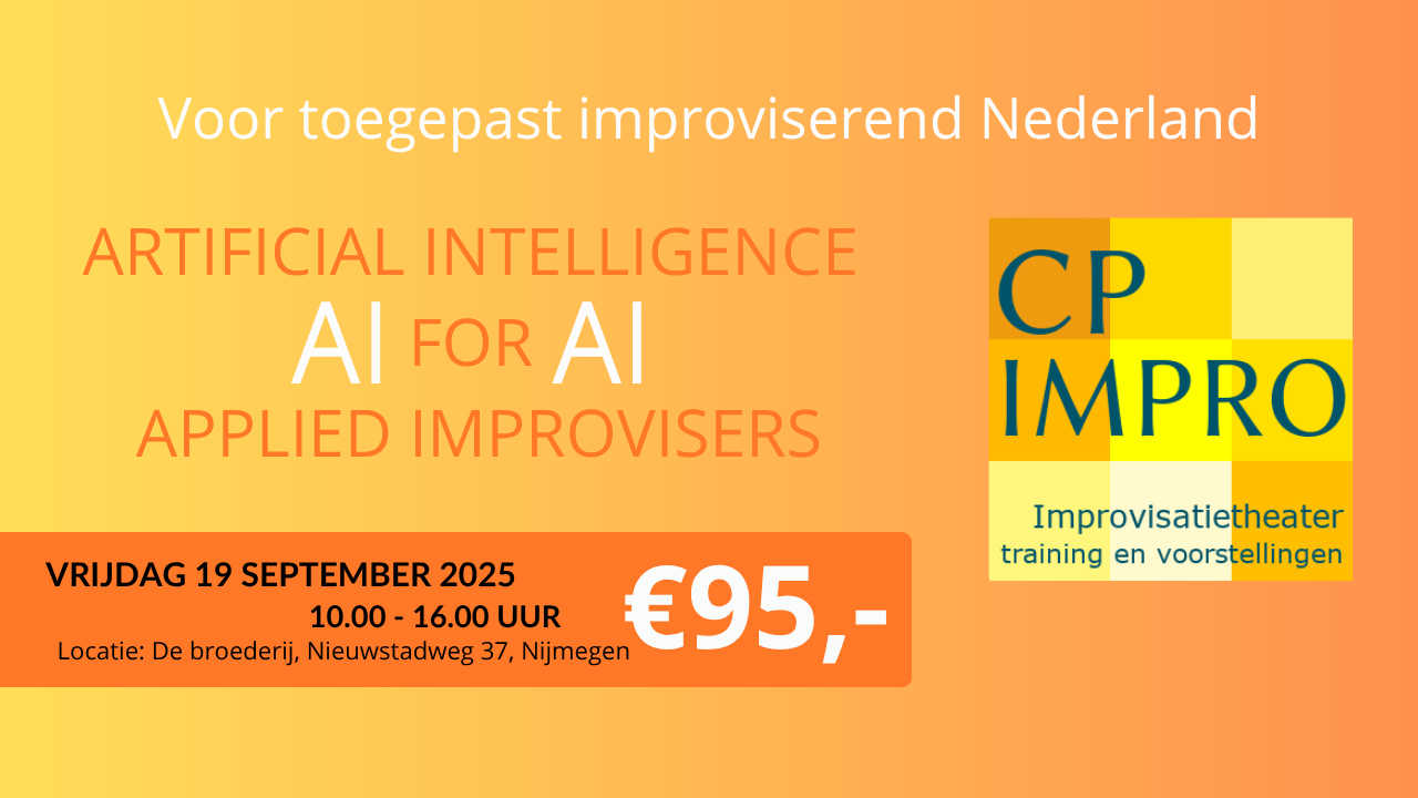 Cover photo for DAG VOOR TOEGEPAST IMPROVISEREND NEDERLAND (TIN) by CPIMPRO
