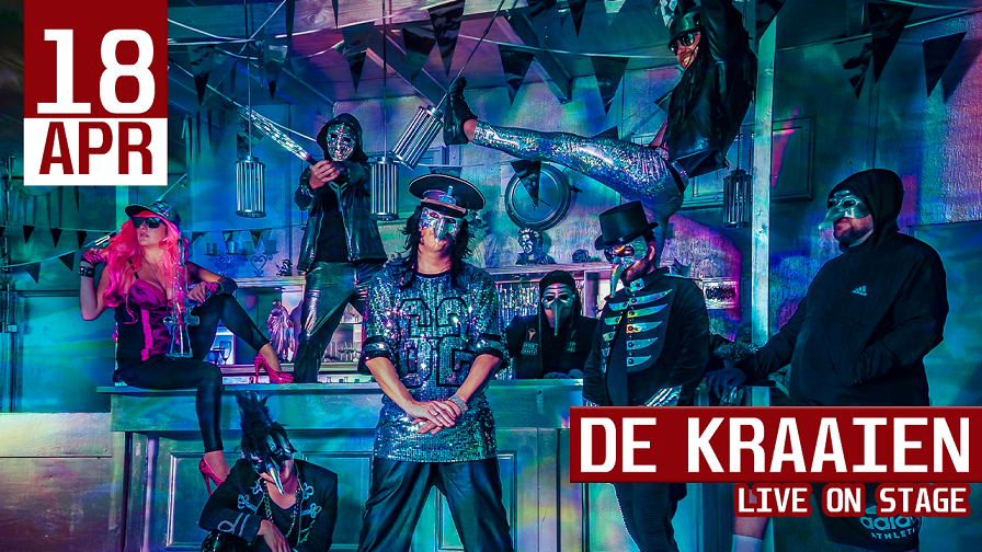 Cover photo for DE KRAAIEN live on stage by Poppodium MAX