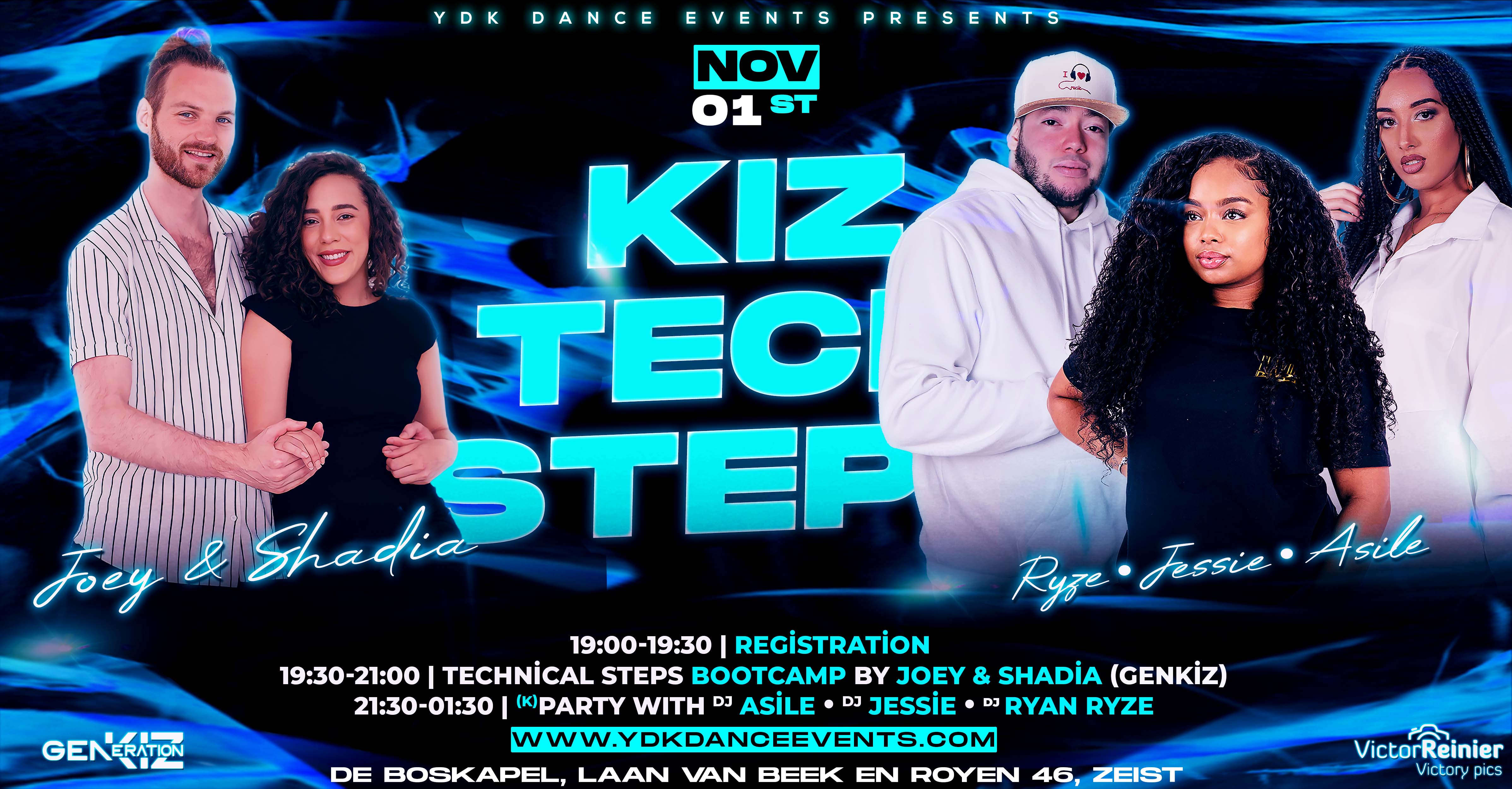 Cover photo for YDK | KIZ TECHNICAL STEPS | BOOTCAMP BY JOEY & SHADIA | PARTY WITH DJ by YDK Weekend Edition