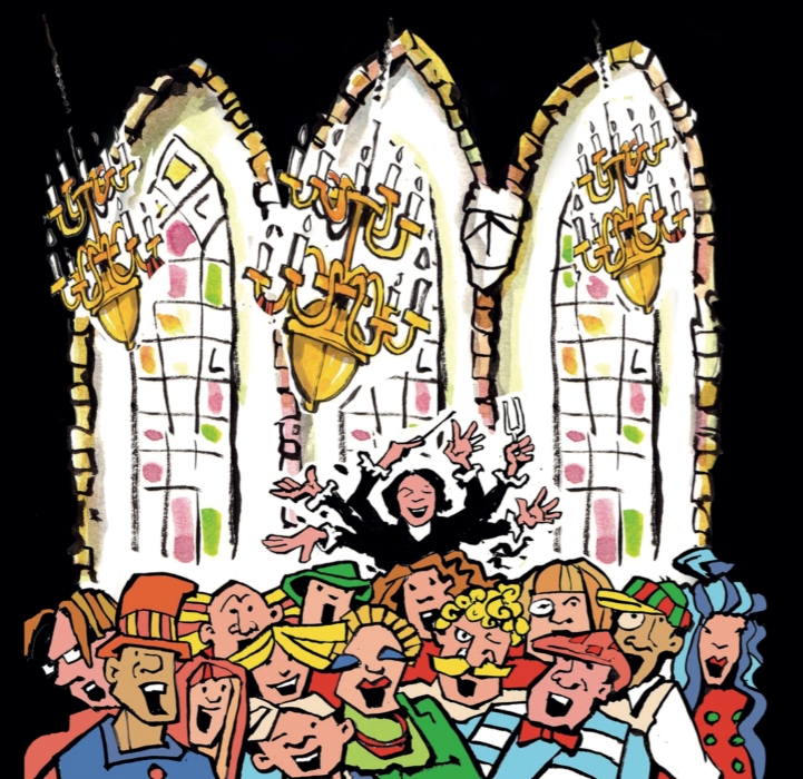 Cover photo for Tussen Donker en Licht by Koor t Feest