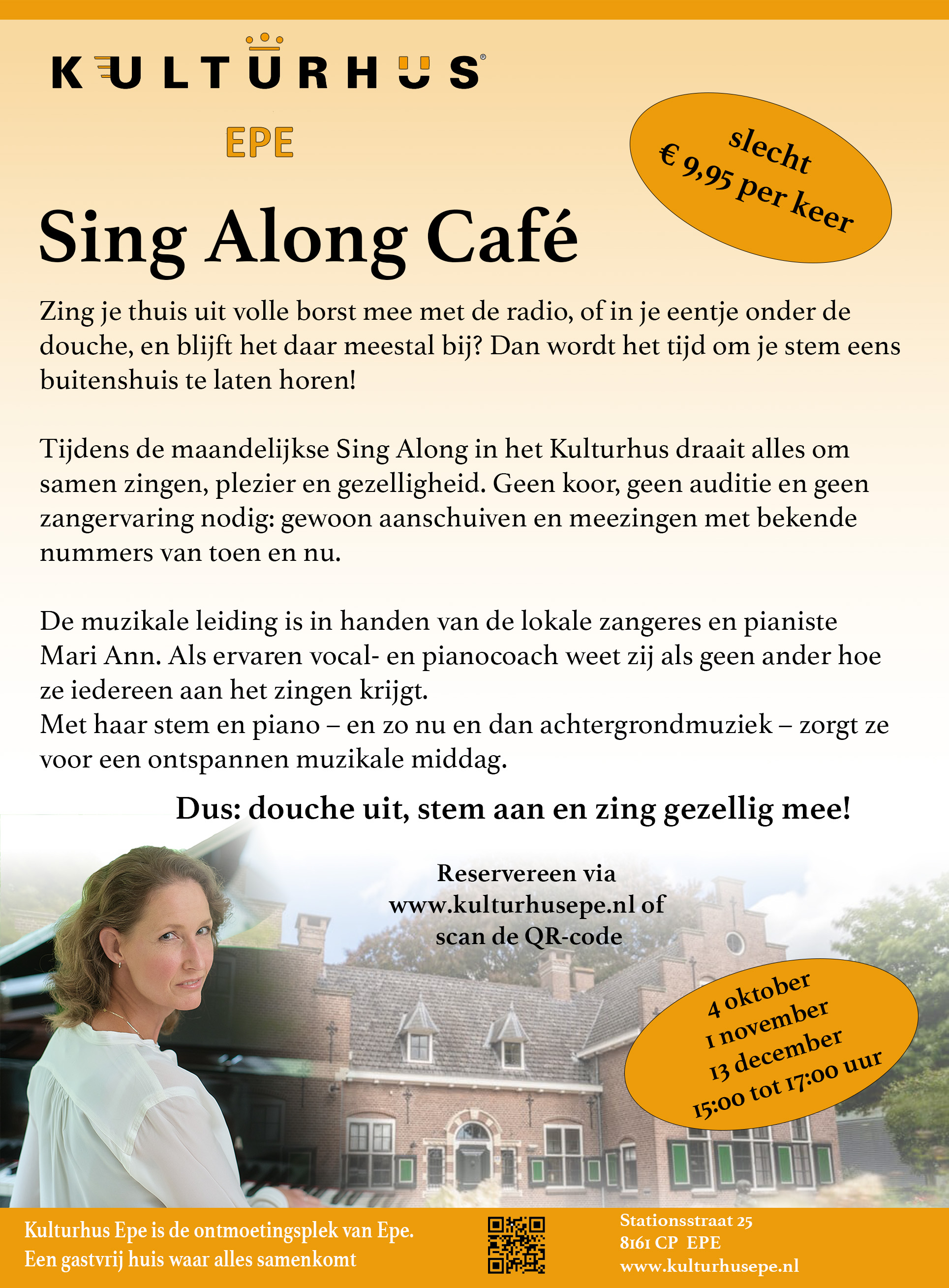Cover photo for Sing along café by Kulturhus Epe