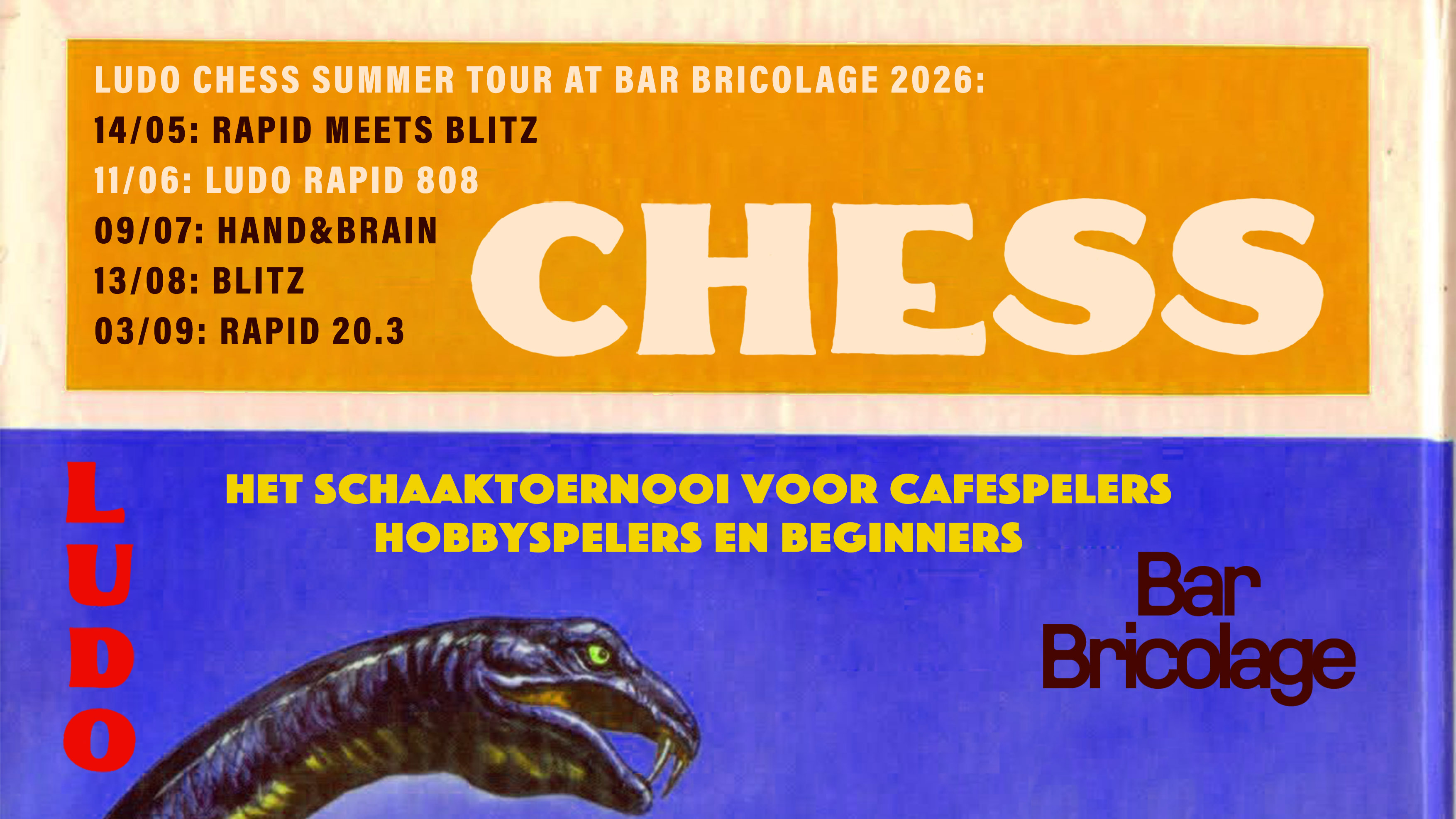 Cover photo for Ludo Chess X Bar Bricolage - Rapid 808 by Ludo Kafe Chess Klub