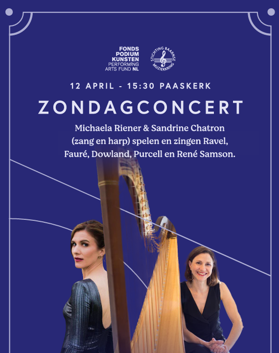 Cover photo for Duo Michaela Riener & Sandrine Chatron by Stichting Baarnse Muziekkring