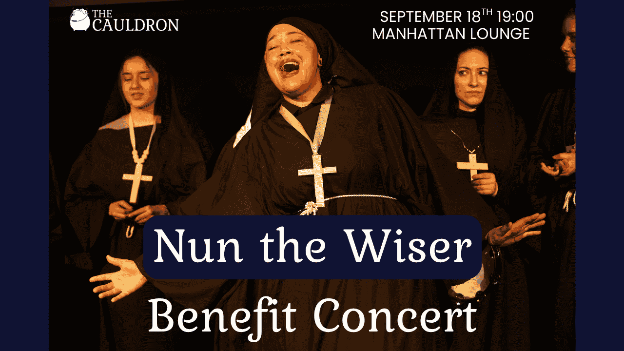 Cover photo for Nun the Wiser Benefit Concert by The Cauldron