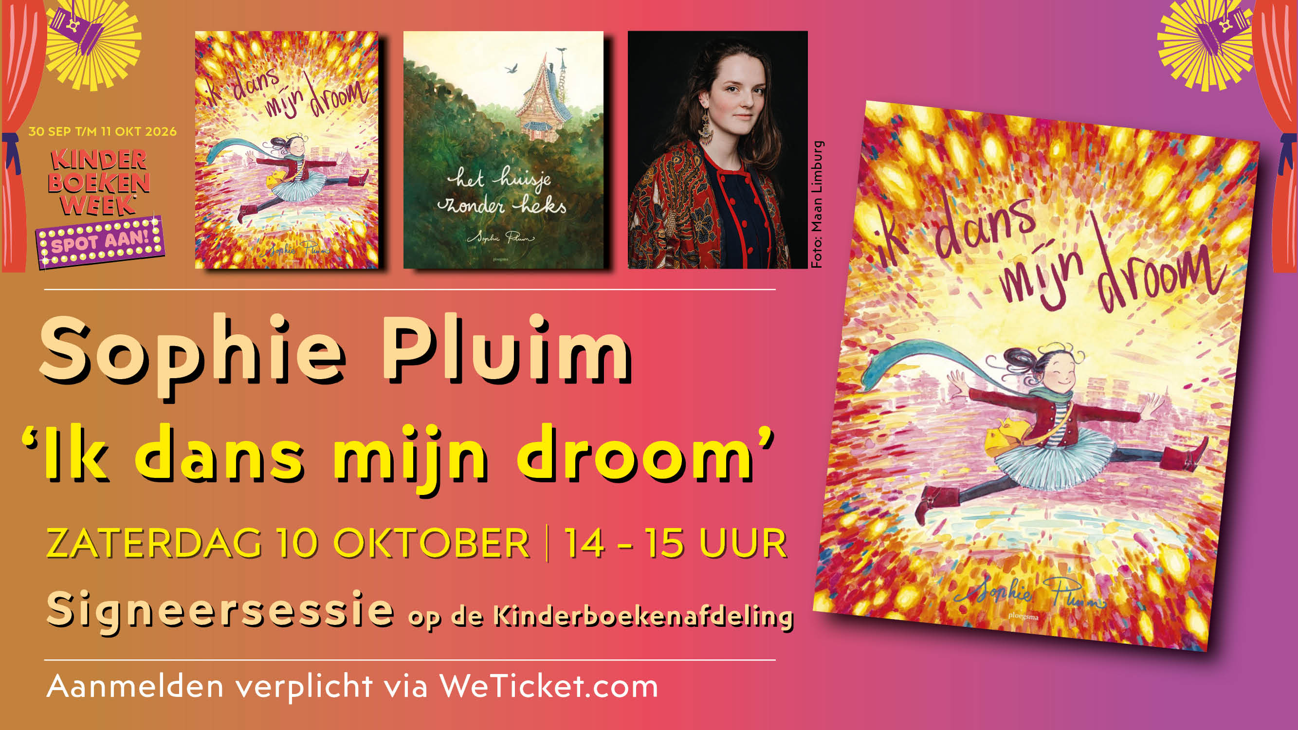 Cover photo for Signeersessie Sophie Pluim ‘Ik dans mijn droom’ by Broese