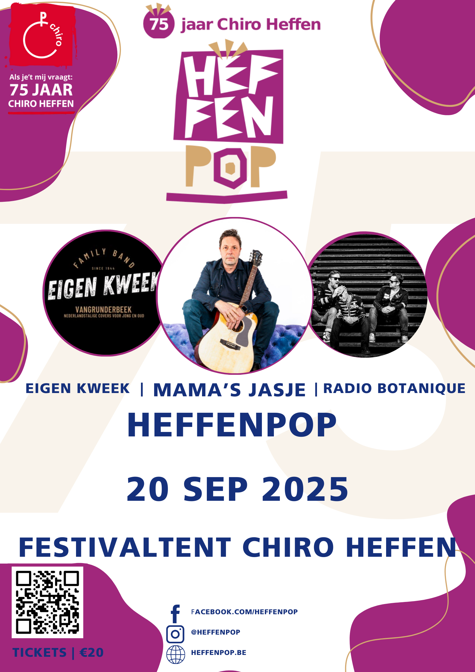 Cover photo for Heffenpop - zaterdag - Mama's Jasje by Chiro Heffen