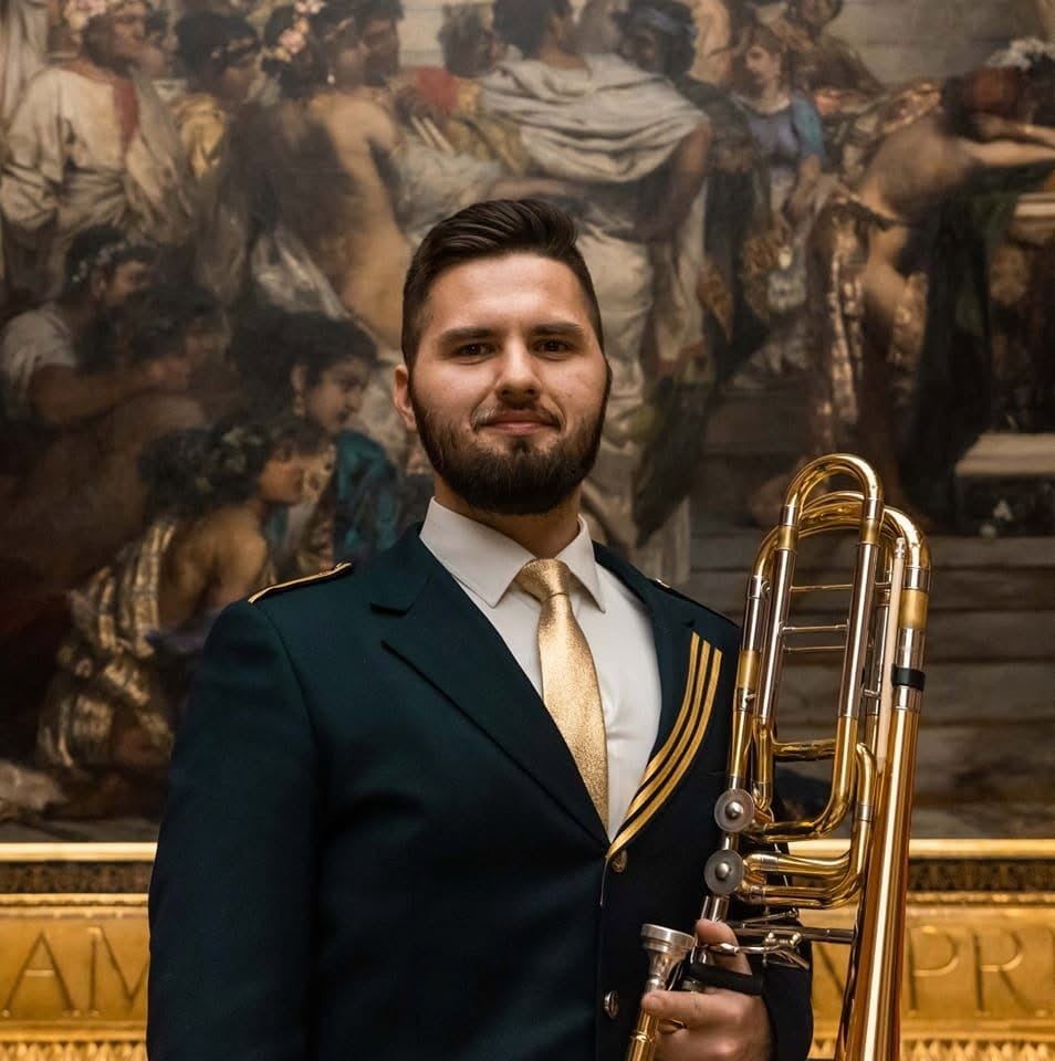 Cover photo for Villa klassiek presenteert Norbert Czubek op bas trombone by Theater Villa Ockenburgh