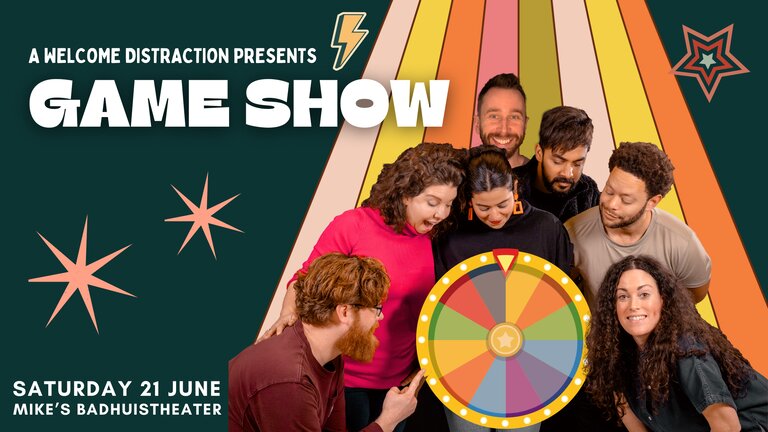 Cover photo for WELCOME DISTRACTION Presents A GAME SHOW by Badhuistheater