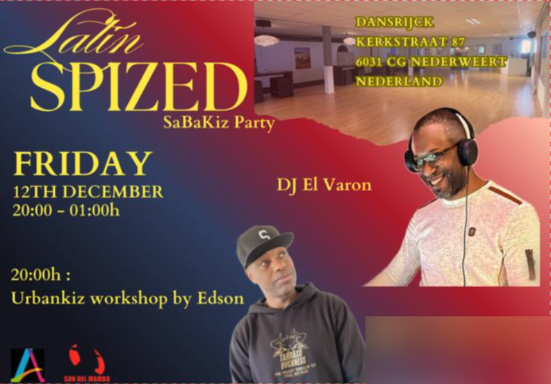 Cover photo for SaBaKiz Party 12 december 2025 by Dansrijck