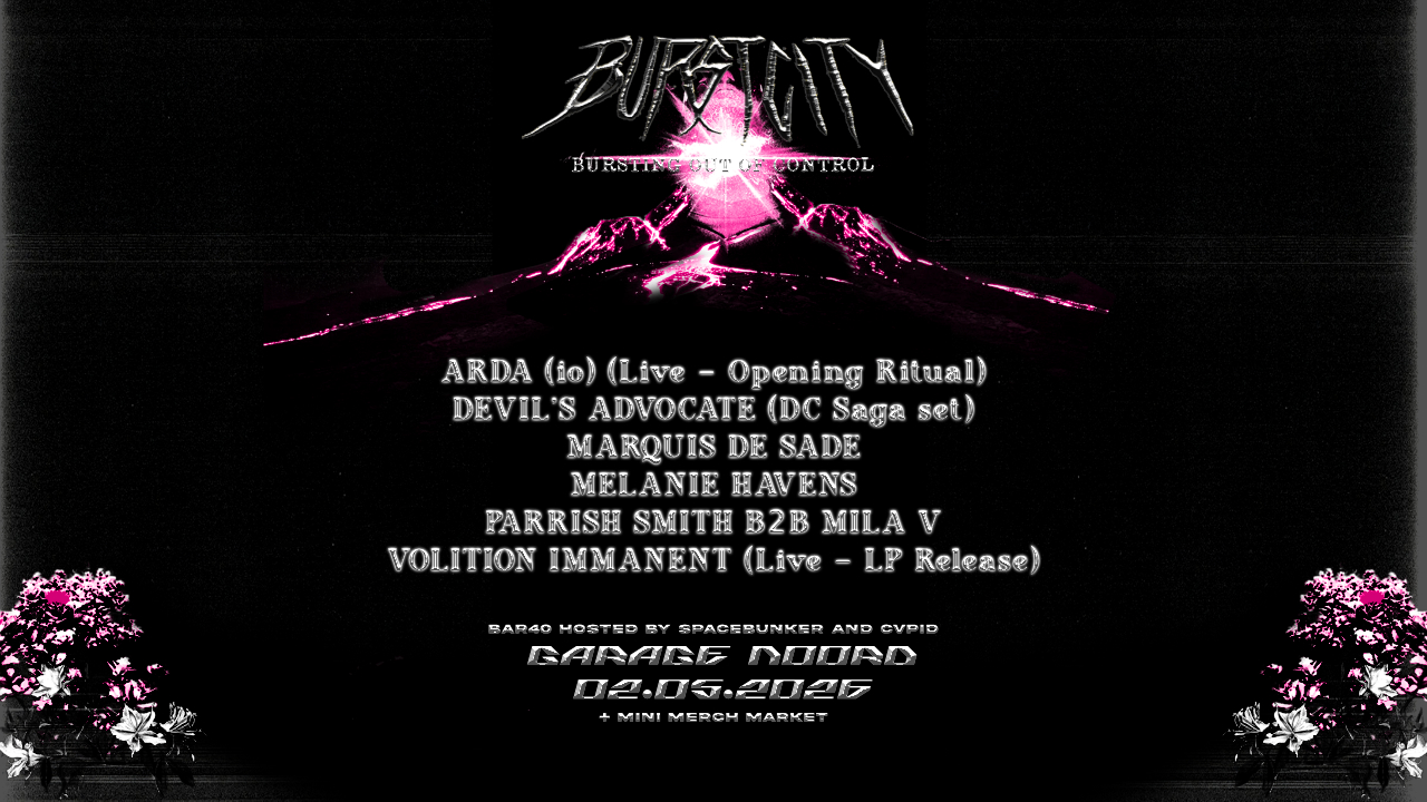 Cover photo for Burst City by Garage Noord