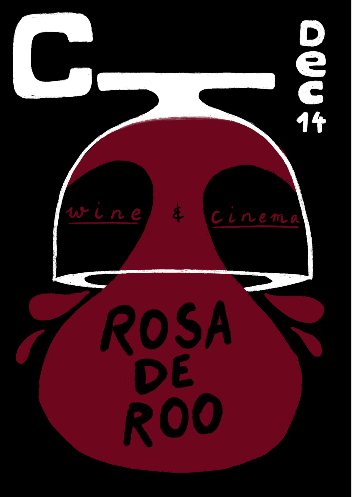 Cover photo for wine & cinema by Rosa de Roo by Contra Amsterdam