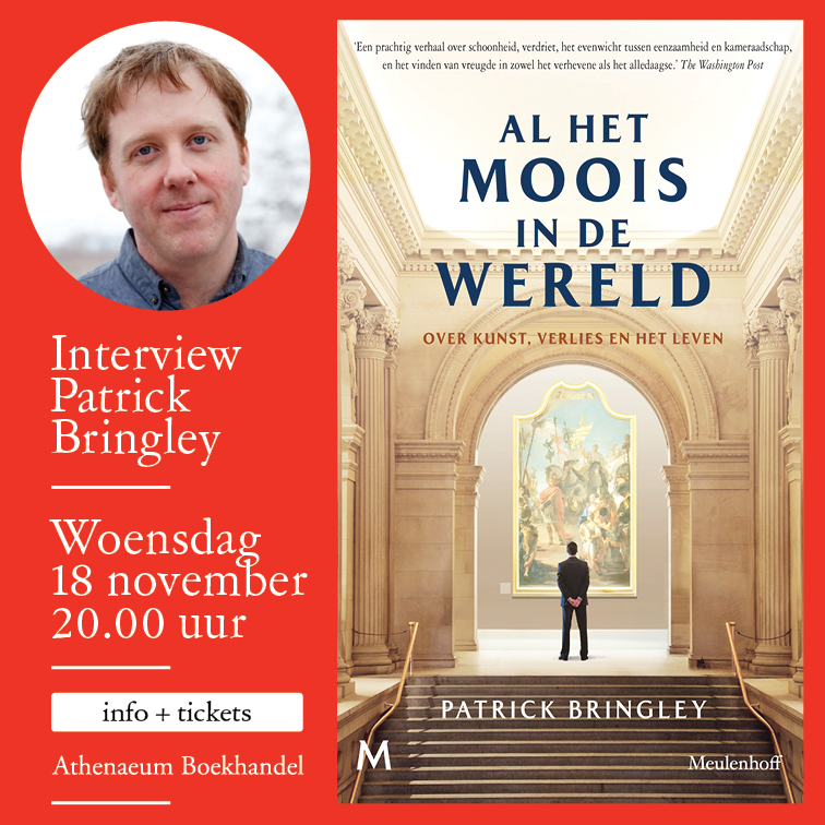 Cover photo for Interview Patrick Bringley by Athenaeum Boekhandel B.V.