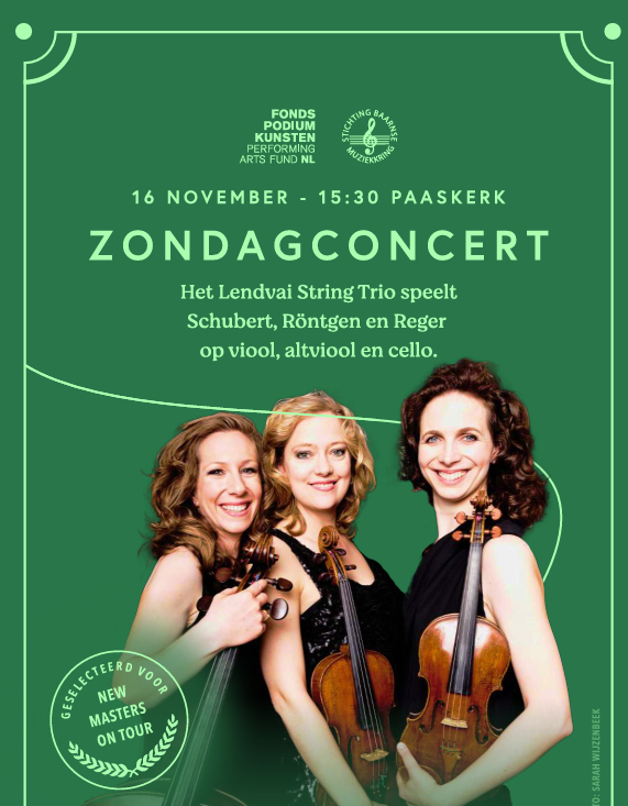 Cover photo for Lendvai String Trio by Stichting Baarnse Muziekkring